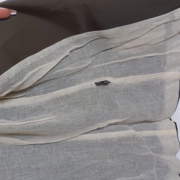 NWOT Heidi Merrick Khaki Blazer Elbow Patches Vegan Leather Trim Size 4 - Picture 13 of 15